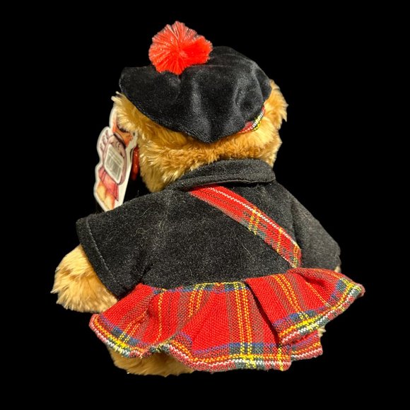 19cm Scottish Piper Hug Me Teddy Bear Soft Toy Traditional Scottish - Picture 4 of 4